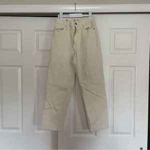 Cream colored target jeans